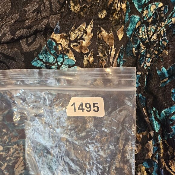 Coldwater Creek Floral Print Blouse Womens 2X Top colorful career office modest - Picture 11 of 12